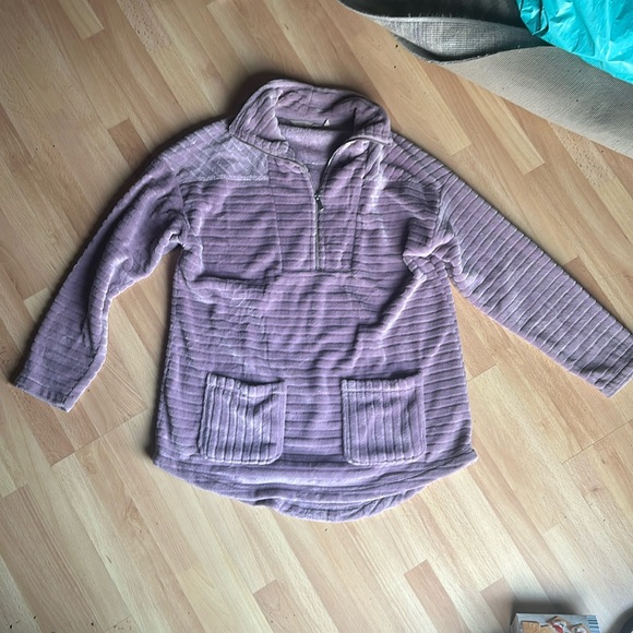 Soft Surroundings soft ribbed pullover size medium - Picture 1 of 5